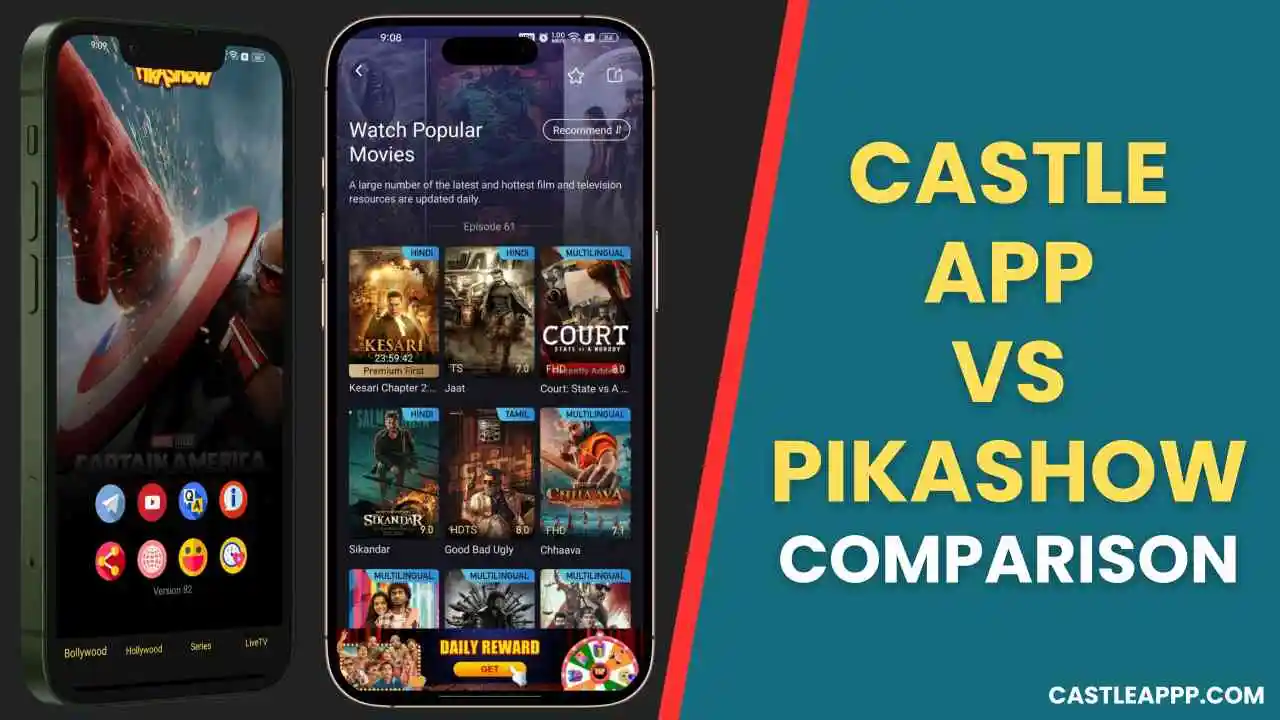 Castle App Vs PikaShow